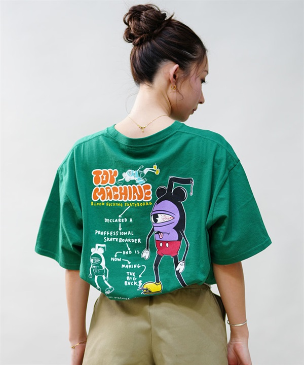 【ムラサキスポーツ限定】 TOY MACHINE トイマシーン レディース 半袖 Tシャツ オーバーサイズ DESI LTD MTMSEST18