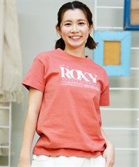 ROXY ロキシー レディース 半袖Tシャツ ブランドロゴ クルーネック RST242032(TER-M)