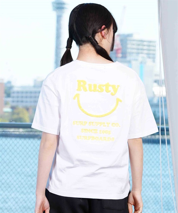 RUSTY ラスティー レディース 半袖 Tシャツ LOGO 924506