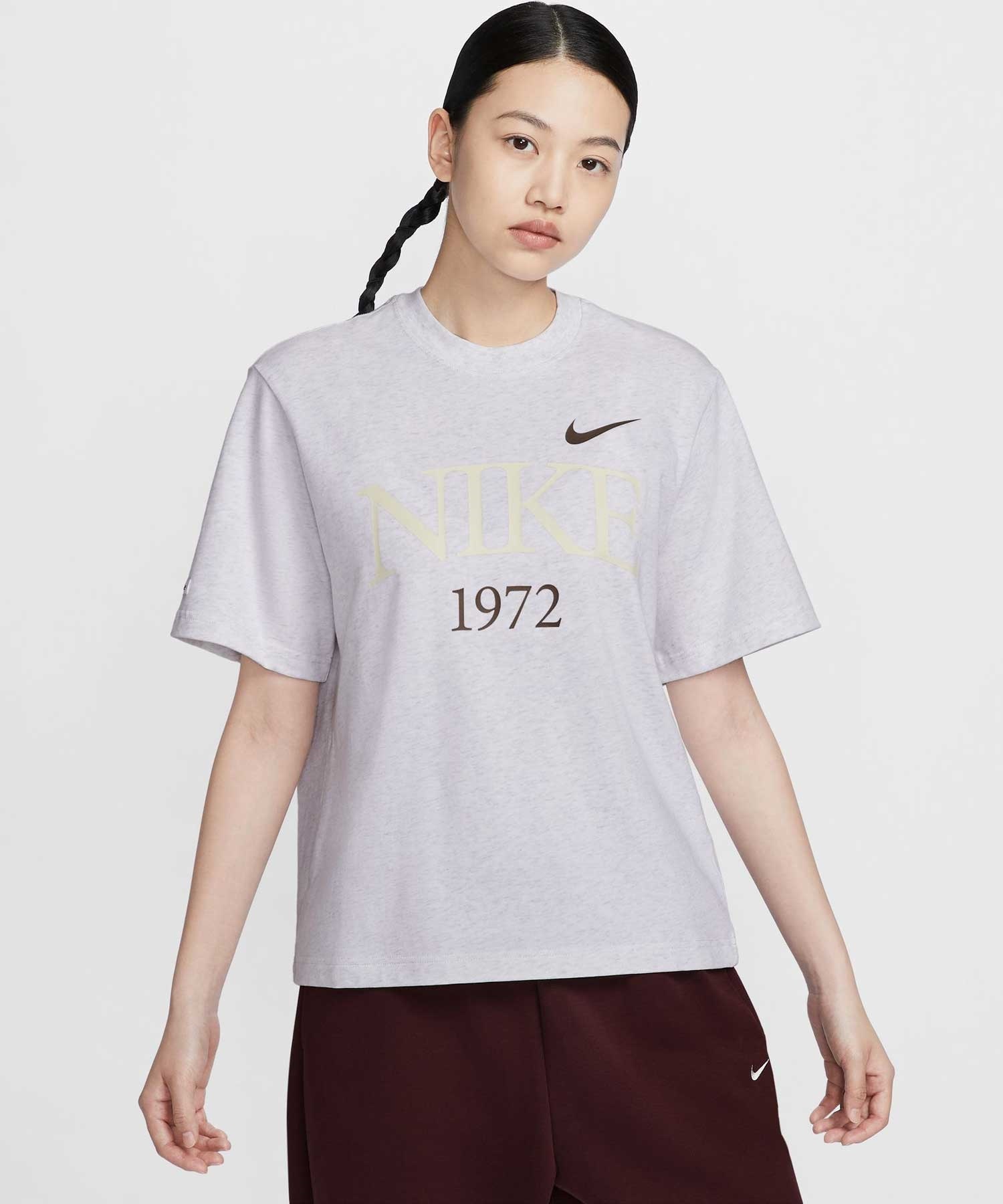 NIKE ナイキ NSW クラシックス ボクシー S S レディース 半袖 Tシャツ FQ6601-051(051-S)