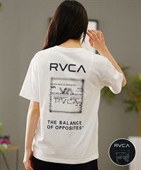 【クーポン対象】RVCA ルーカ レディース オーバーサイズTシャツ バックプリント BE04C-212(WHT-S)