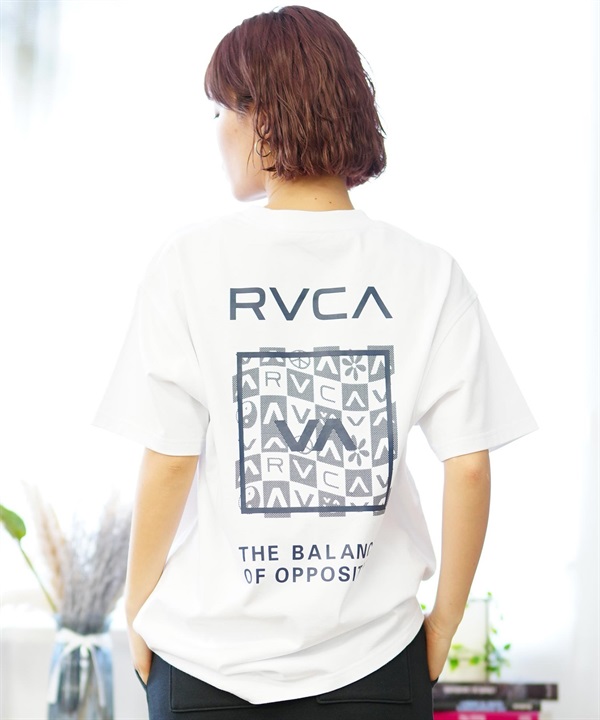 RVCA ルーカ バックプリントTシャツ レディース 半袖 Tシャツ オーバーサイズ BE04C-P21