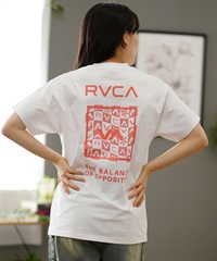 RVCA ルーカ バックプリントTシャツ レディース 半袖 Tシャツ オーバーサイズ BE04C-P21