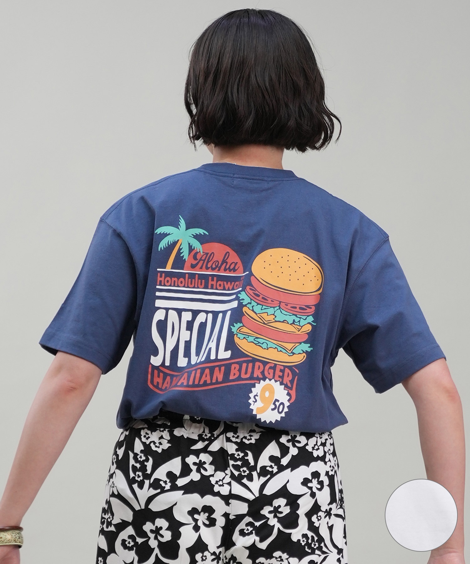 HULALANI フララニ 半袖 Tシャツ レディース バックプリント