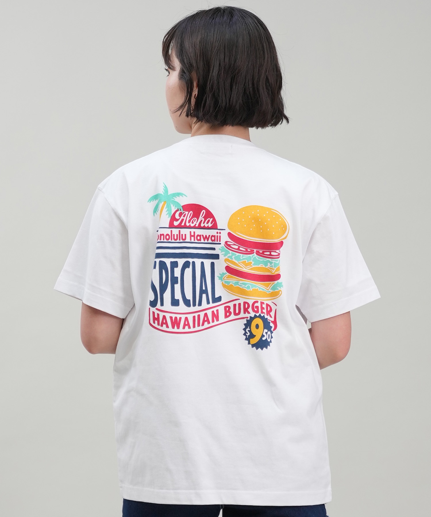 HULALANI フララニ 半袖 Tシャツ レディース バックプリント