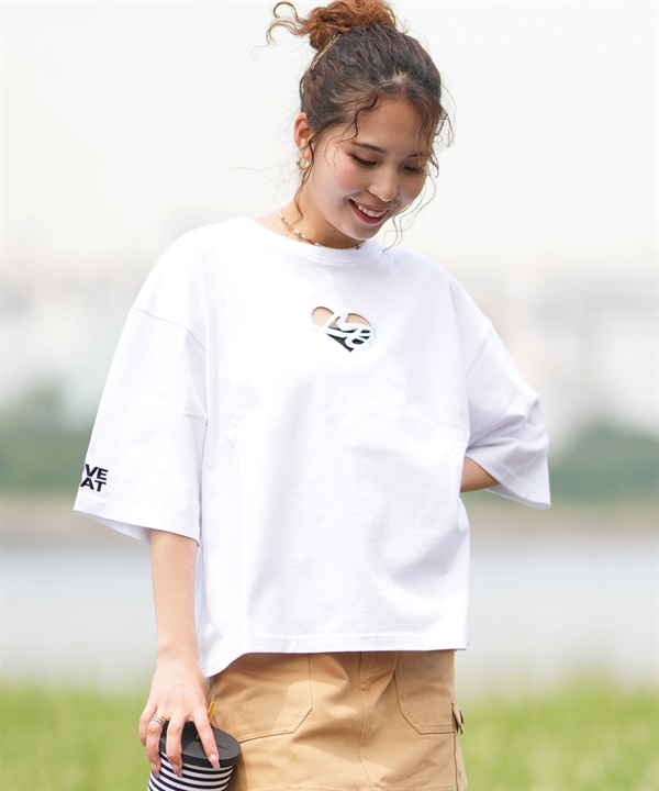 LOVE BOAT ラブボート レディース 半袖 Tシャツ カットアウト LB-ST09