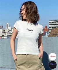 X-girl/エックスガール SMALL LOGO SS BABY TEE 105242011041 レディース  Tシャツ ムラサキスポーツ限定(PURPL-S)