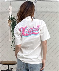 X-girl/エックスガール LETTERING LOGO SS TEE 105242011042 レディース Tシャツ ムラサキスポーツ限定