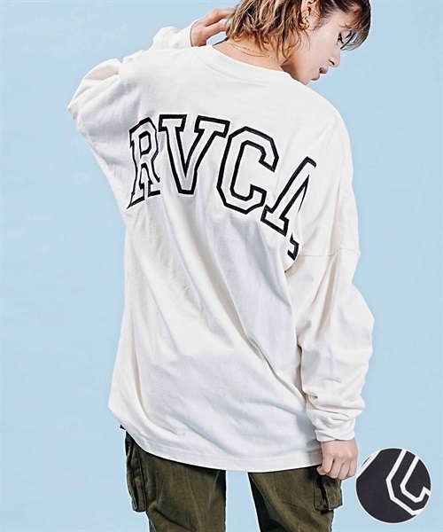 RVCA/ルーカ レディース 長袖Tシャツ ワイドシルエット 薄手