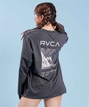 【マトメガイ対象】RVCA/ルーカ BANDANA BOX LOGO ロンＴ バックプリント BD044-066