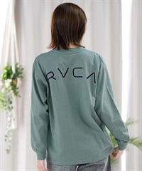 【クーポン対象】RVCA ルーカ レディース ロンT 長袖Tシャツ オーバーサイズ ロゴ BE043-053