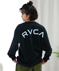 【クーポン対象】RVCA ルーカ レディース ロンT 長袖Tシャツ オーバーサイズ ロゴ BE043-053