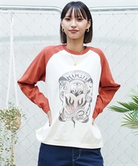 RVCA ルーカ レディース ロンT 長袖Tシャツ ラグラン オーバーサイズ BE043-054