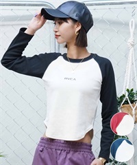 RVCA ルーカ レディース ロンT 長袖Tシャツ ショート丈 BE043-055(MNW0-S)