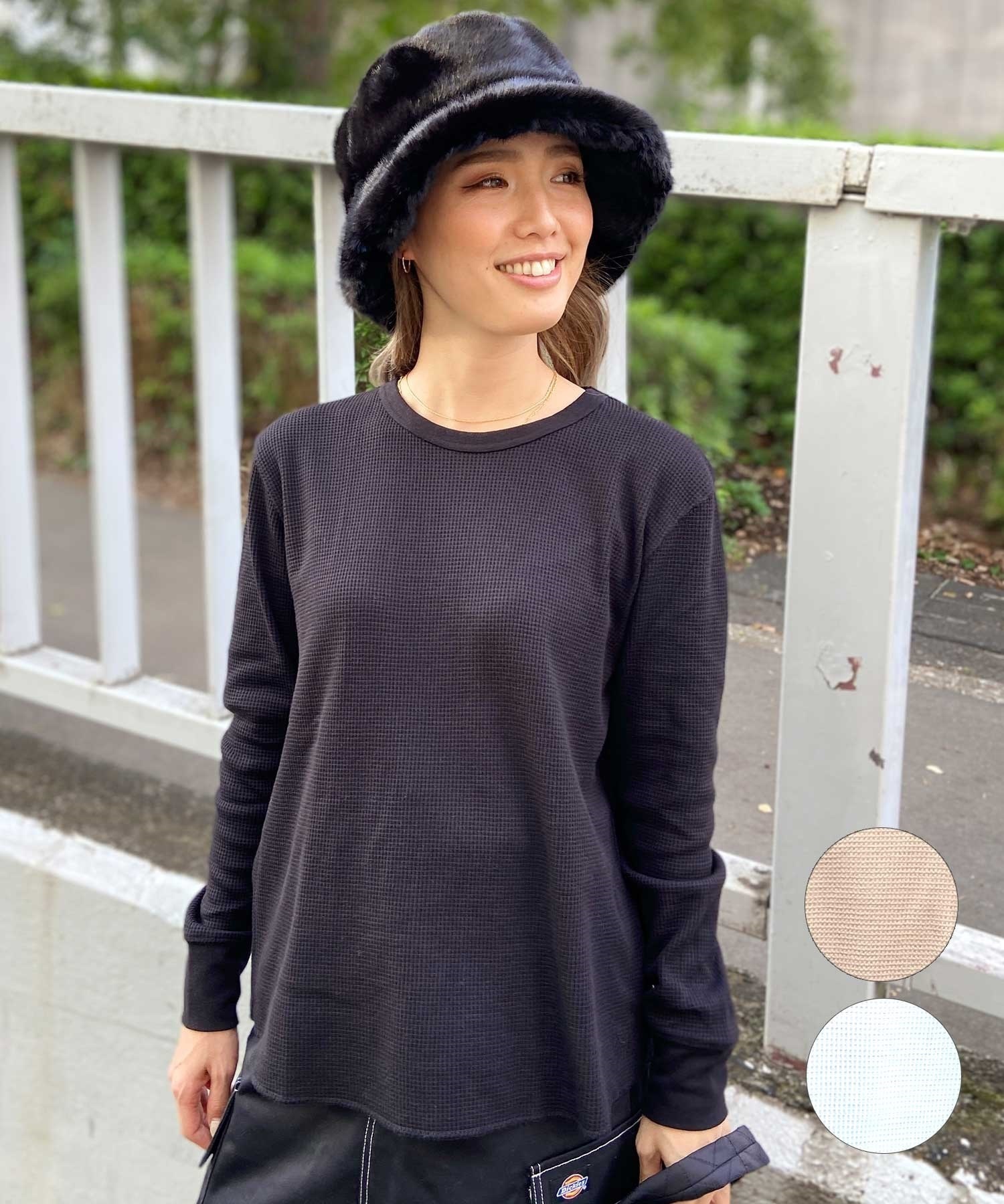 RIKKA FEMME リッカファム BUY2 RF23FW10 レディース 長袖Tシャツ(BLK-SM)