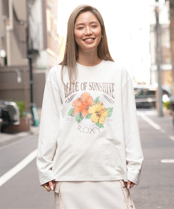 ROXY ロキシー ハニーバン レディース 長袖Tシャツ クルーネック RLT241066