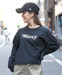 ROXY ロキシー レディース 長袖 Tシャツ ロンT クルーネック ショート丈 RLT241630T