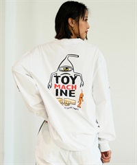 【ムラサキスポーツ限定】 TOY MACHINE トイマシーン レディース 長袖 Tシャツ ロンT バックプリント ビッグシルエット オーバーサイズ MTMPELT12