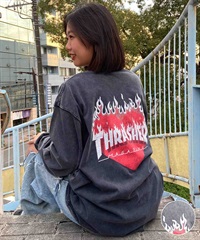 ムラサキスポーツ限定】THRASHER スラッシャー レディース ロンT 長袖T