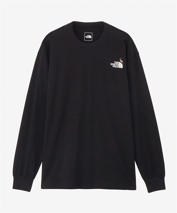 【マトメガイ対象】THE NORTH FACE ザ・ノース・フェイス レディース L/S Zoo Picker Tee ロングスリーブ長袖 Tシャツ ロンT ブラック NT32440 K