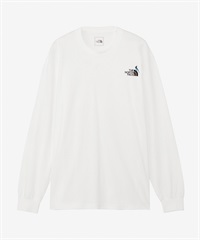 THE NORTH FACE ザ・ノース・フェイス レディース L/S Zoo Picker Tee ロングスリーブ 長袖 Tシャツ ロンT ホワイト NT32440 W