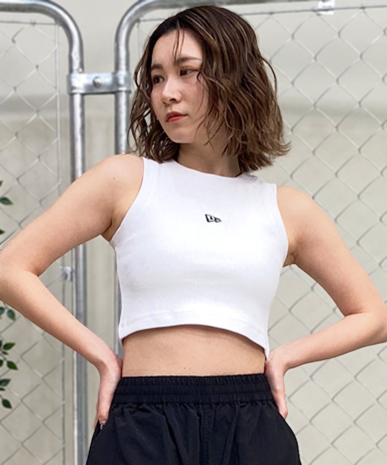 NEW ERA ニューエラ レディース タンクトップ キャミソール リブ