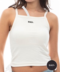 【クーポン対象】RVCA ルーカ BUTTERFLY TANK TOP バタフライ タンクトップ レディース キャミソール ショート丈 BE04C-373(WHT-S)