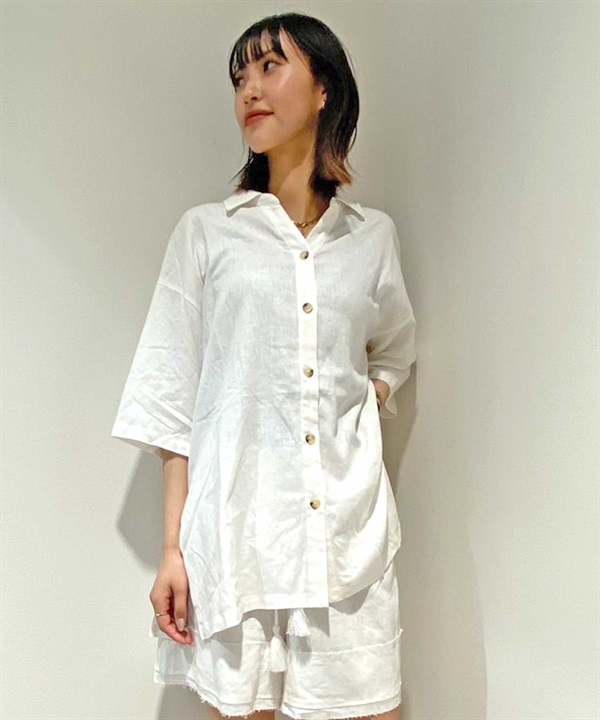 RIKKA FEMME リッカファム レディース 半袖 シャツ MUJI RF24SS14