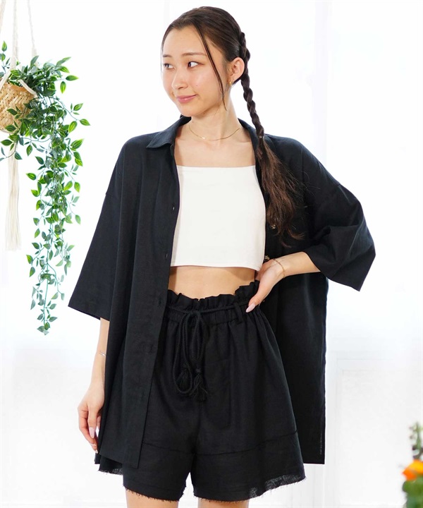 RIKKA FEMME リッカファム レディース 半袖 シャツ MUJI RF24SS14