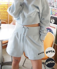 RVCA ルーカ BOXER SWEAT PANTS レディース スウェット ショートパンツ セットアップ対応 BE043-611(BES0-M)