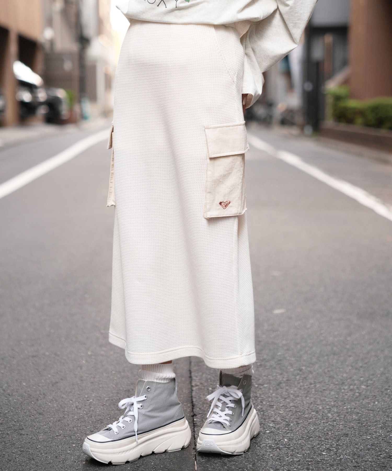 ROXY ロキシー コール ミー メイビー レディース スカート ロング