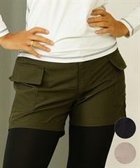 RIKKA FEMME リッカファム RN303 水着 レディース トランクス ボードショーツ UVケア ショーツ 水陸両用 ユーティリティ(BK-S)
