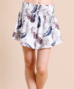 DEFIANCE ディファイアンス ボタニカル柄 リーフ柄 水陸両用ショートパンツ トランクス DF23-BT40-DSG