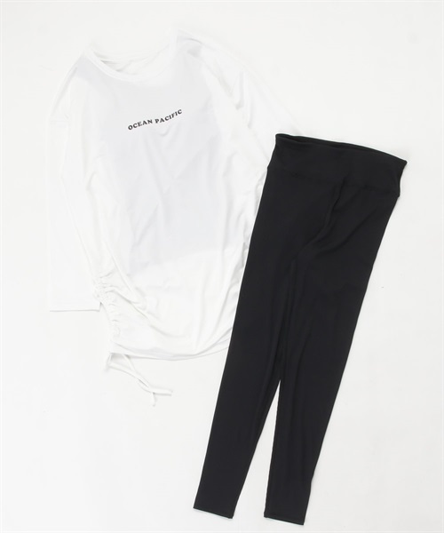 opラッシュガード\u0026ROXYレギンスセット