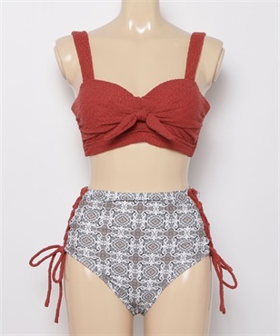 RINEN&COMPANY リネンアンドカンパニー SRS-23C 水着 レディース  セット バンドゥ ハイウエスト