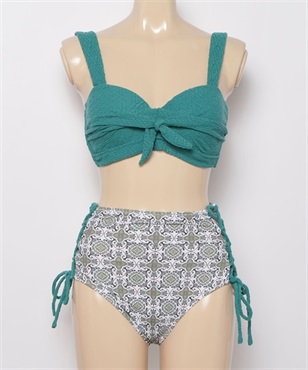 RINEN&COMPANY リネンアンドカンパニー SRS-23C 水着 レディース  セット バンドゥ ハイウエスト