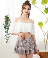 祝開店！大放出セール開催中 ビーチクイーン Queen Beach オフショルフレア 3点セット 水着 水着・ラッシュガード