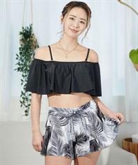シュシュ付レースオフショルダービキニ/セット水着【SEADRESS