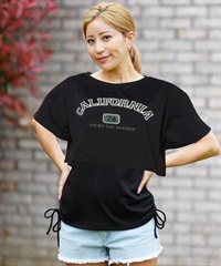 Beach Queen ビーチクイーン 水着 レディース 体型カバー 水陸両用 ラッシュTシャツ付き4点セット 393570(BLK-7)