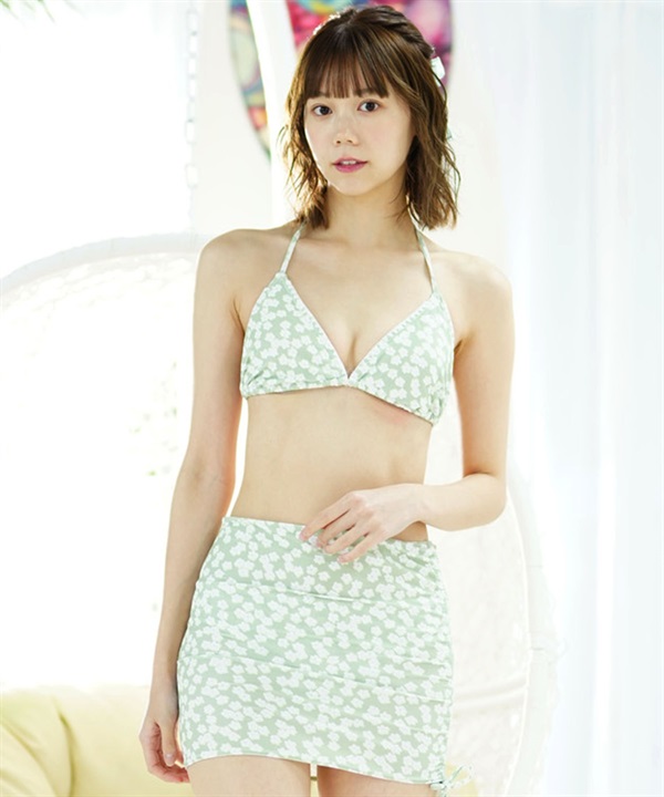 ROXY ロキシー 水着 三角ビキニ レディース パレオ付き 4WAY 3点セット RSW242004