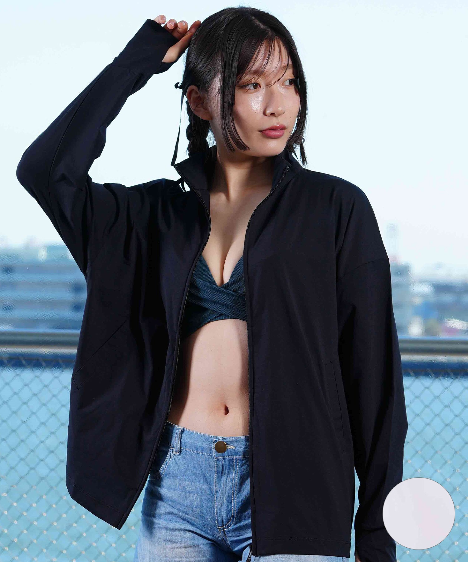 OP オーシャンパシフィック 523469 レディース ラッシュガード