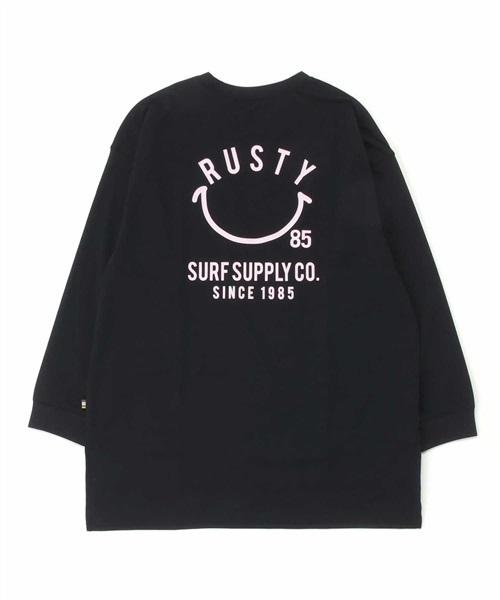 RUSTY ラスティ 923462 レディース ラッシュガード 半袖 UVケア 体系カバー 水陸両用 ユーティリティ ラッシュTシャツ KX1  D23｜ムラサキスポーツオンラインショップ 通販