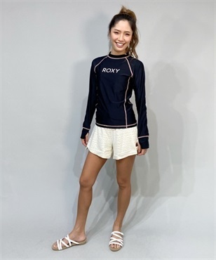 ROXY ロキシー RLY225055 レディース ラッシュガード 長袖 UVケア フィットタイプ サーフィン KX1 D28