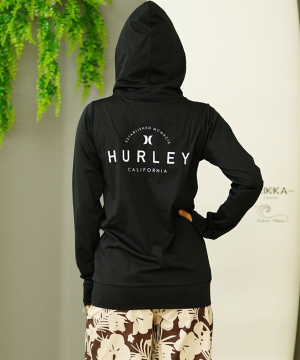 Hurley ハーレー WRG2320028 レディース ラッシュガード 長袖 ジップアップ パーカー UVカット 水陸両用 ユーティリティ KX2 E11