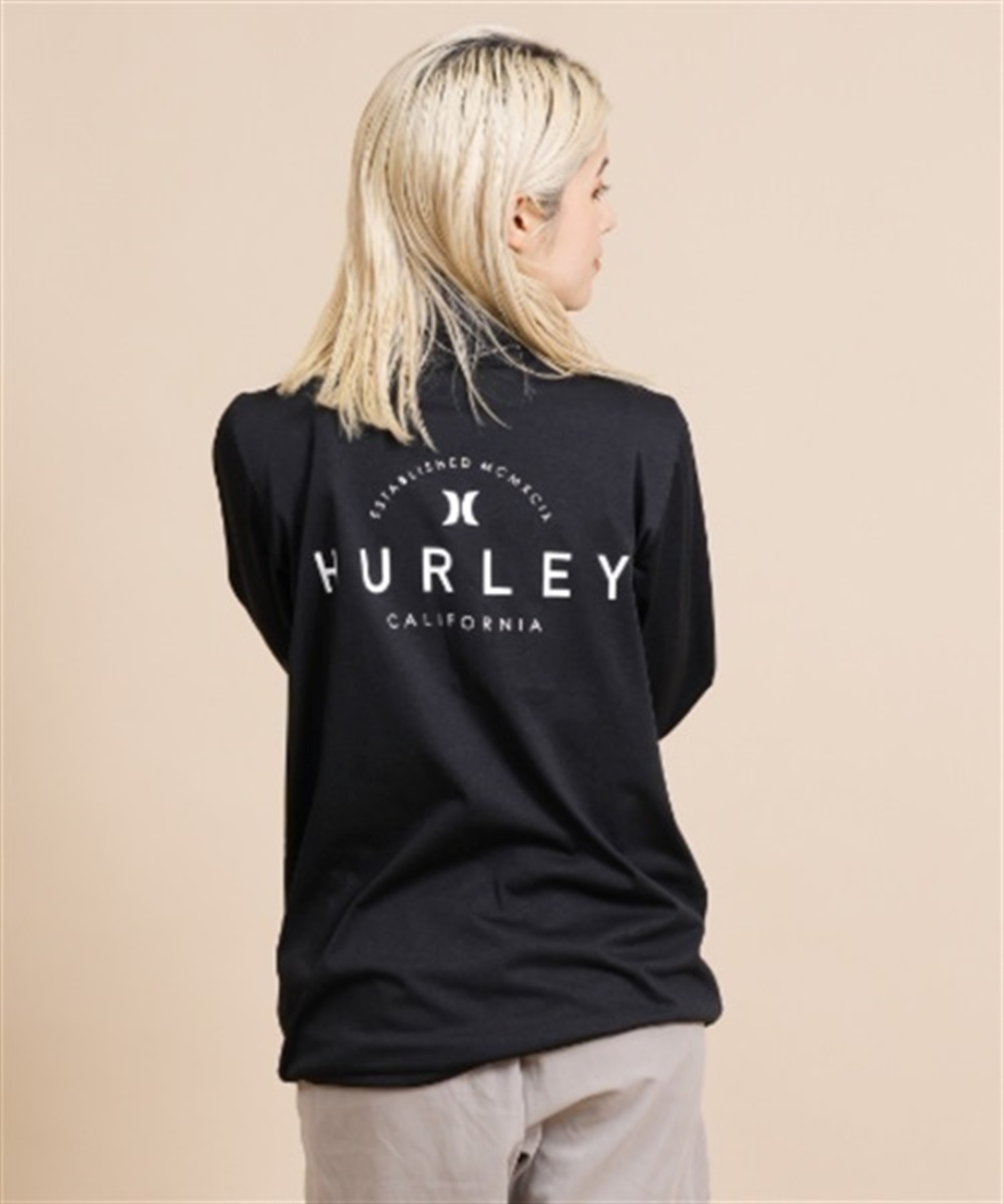 Hurley ハーレー WRG2320029 レディース ラッシュガード 長袖 ジップアップ UVカット 水陸両用 ユーティリティ KX2 E11(WT-S)