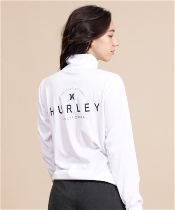 【マトメガイ対象】Hurley ハーレー WRG2320029 レディース ラッシュガード 長袖 ジップアップ UVカット 水陸両用 ユーティリティ KX2 E11