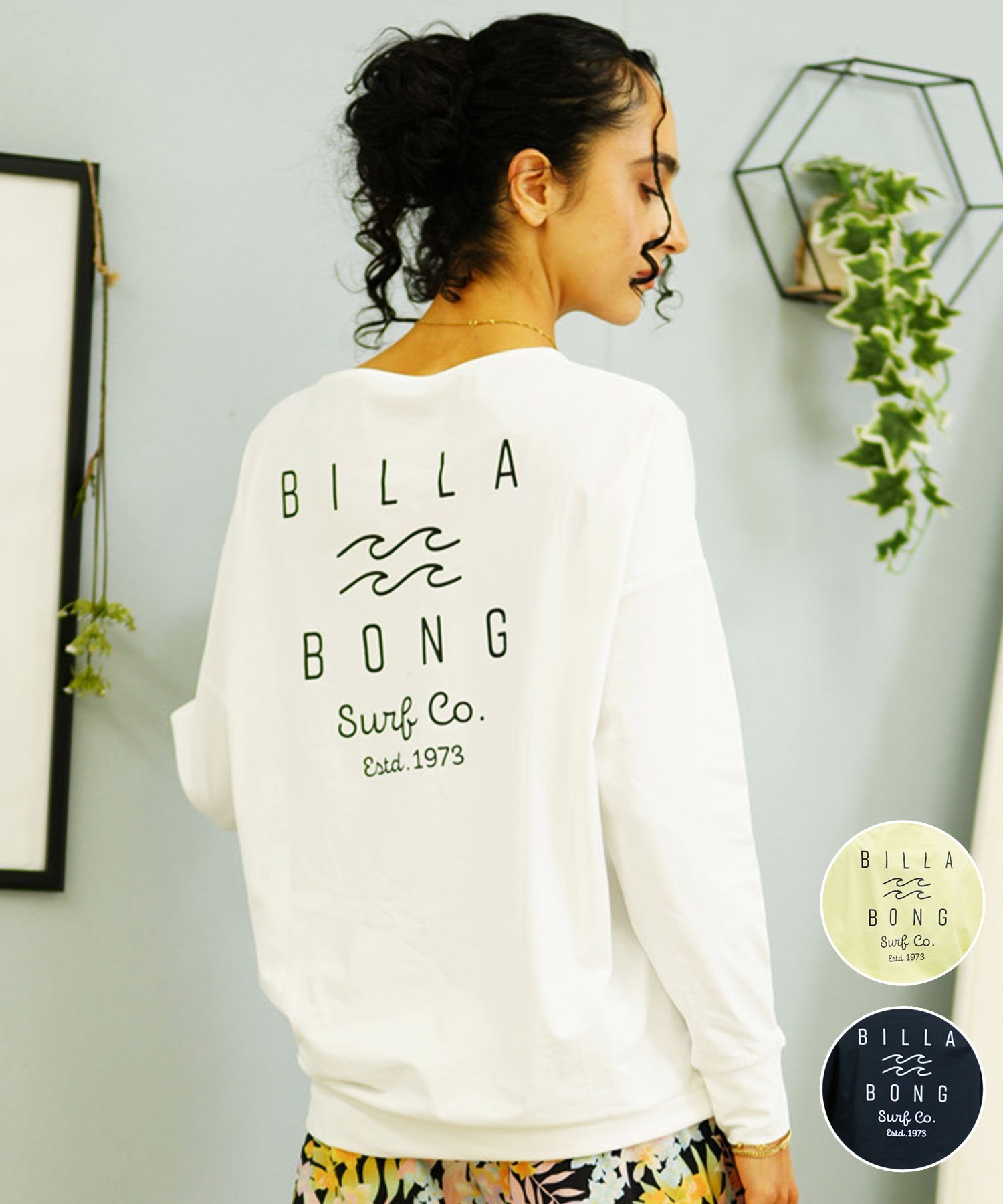 BILLABONG ビラボン レディース ラッシュガード 水陸両用 吸水速乾 UVケア BE013-866(YFJ0-M)