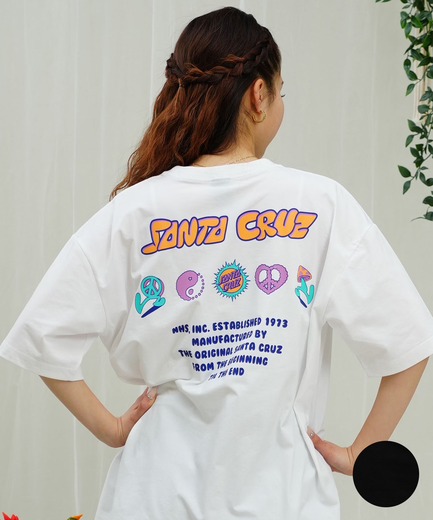 SANTACRUZ サンタクルーズ レディース ラッシュガード Tシャツ 半袖