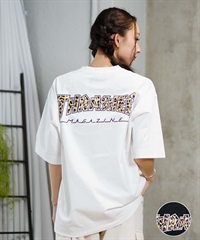 BTP シャツ　ホワイト The9shop ラッシュガード　鈴木六夏 THRASHER スラッシャー レディース ラッシュガード 半袖 Tシャツ 水陸