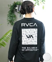 RVCA ルーカ レディース ラッシュガード Tシャツ 長袖 ロンT バックプリント 水陸両用 ユーティリティ UVカット BE04C-P81